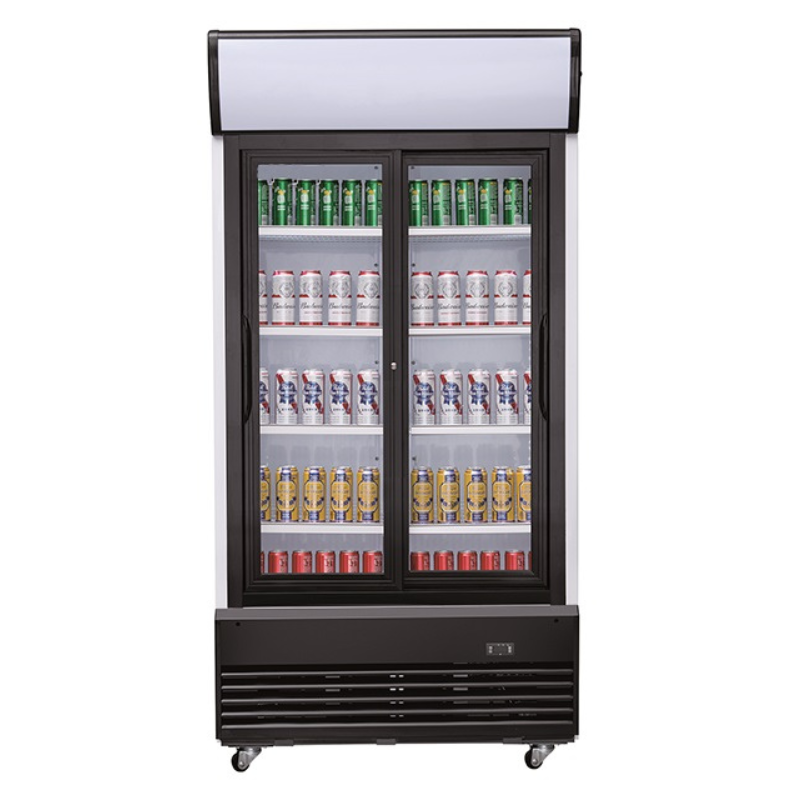 REFRIGERATOR WITH SLIDING GLASS DOORS 1000L SKU 7527.0115