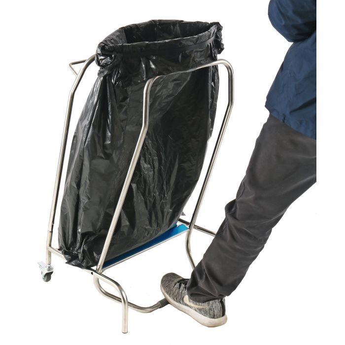PEDAL CONTROLLED TRASH BAG HOLDER - SKU 7531.0100 All Stop Trading