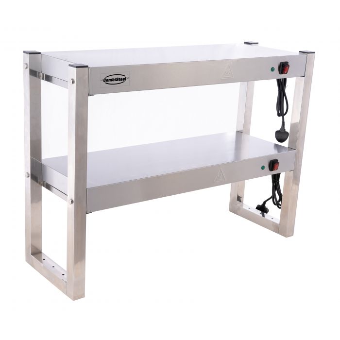 Combisteel Overshelf Halogen Heated 2 Levels 900 Flat Packed - SKU 7539.0045 All Stop Trading
