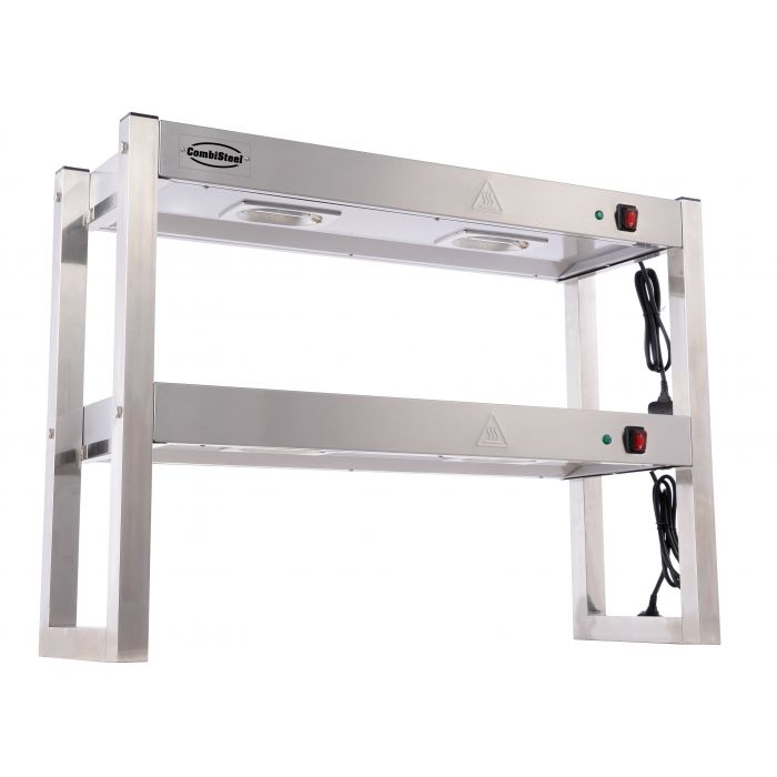 Combisteel Overshelf Halogen Heated 2 Levels 900 Flat Packed - SKU 7539.0045 All Stop Trading