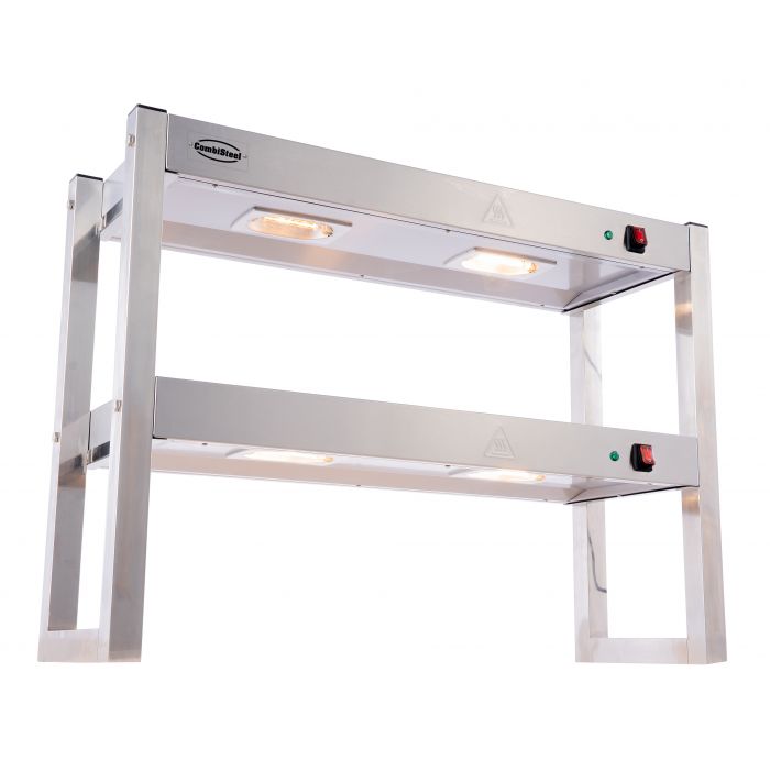 Combisteel Overshelf Halogen Heated 2 Levels 900 Flat Packed - SKU 7539.0045 All Stop Trading
