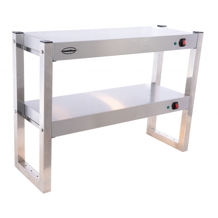 Combisteel Overshelf Halogen Heated 2 Levels 900 Flat Packed - SKU 7539.0045 All Stop Trading
