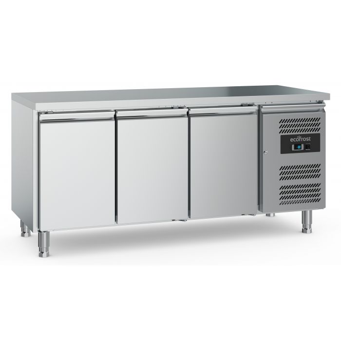 700 REFRIGERATED COUNTER 3 DOORS WITH ADJUSTABLE FEET - SKU 7950.5040