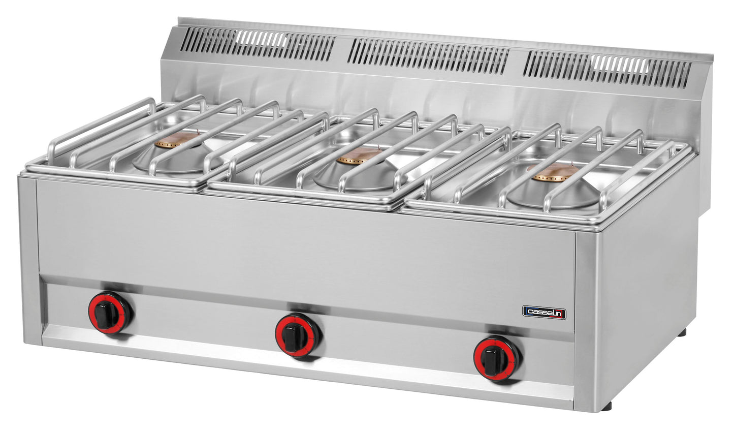 Gas table-top cooker 3 burners 99 - C6FOG399