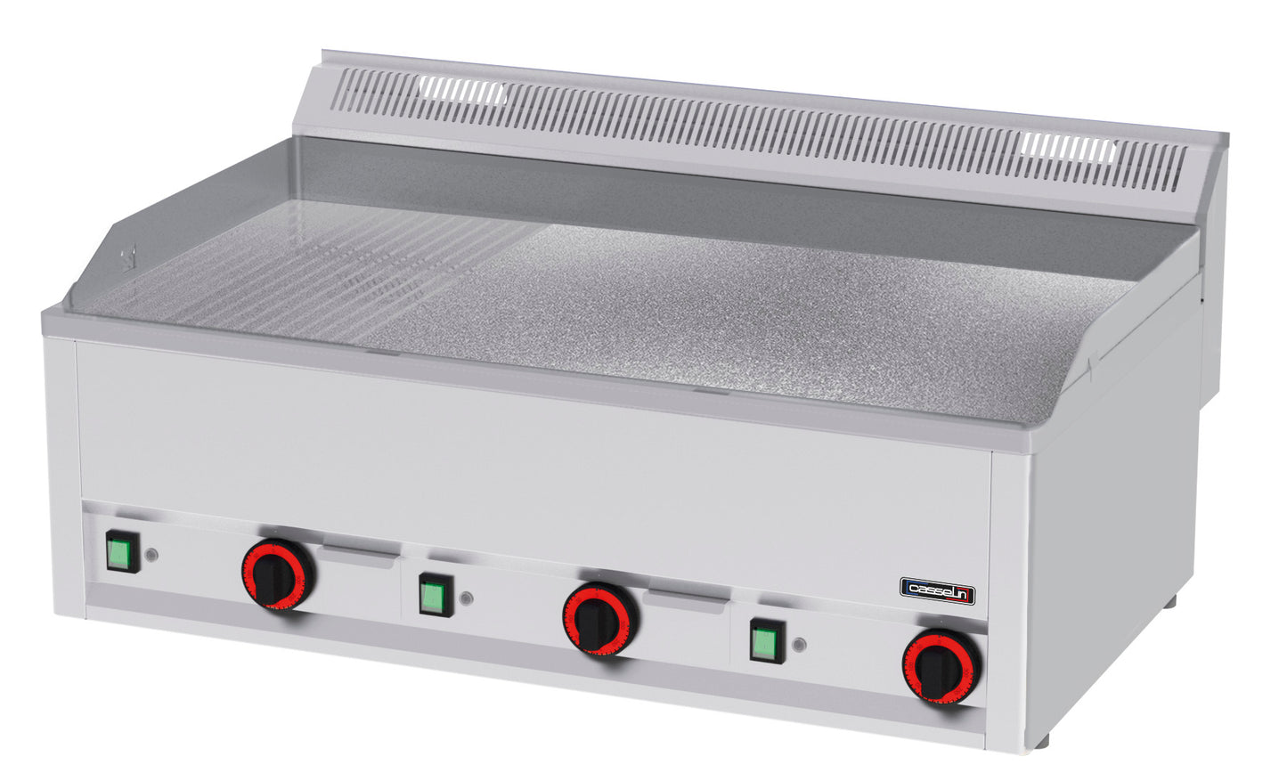 Griddle plate Grooved Textured Chrome 99 - C6PASCRT99