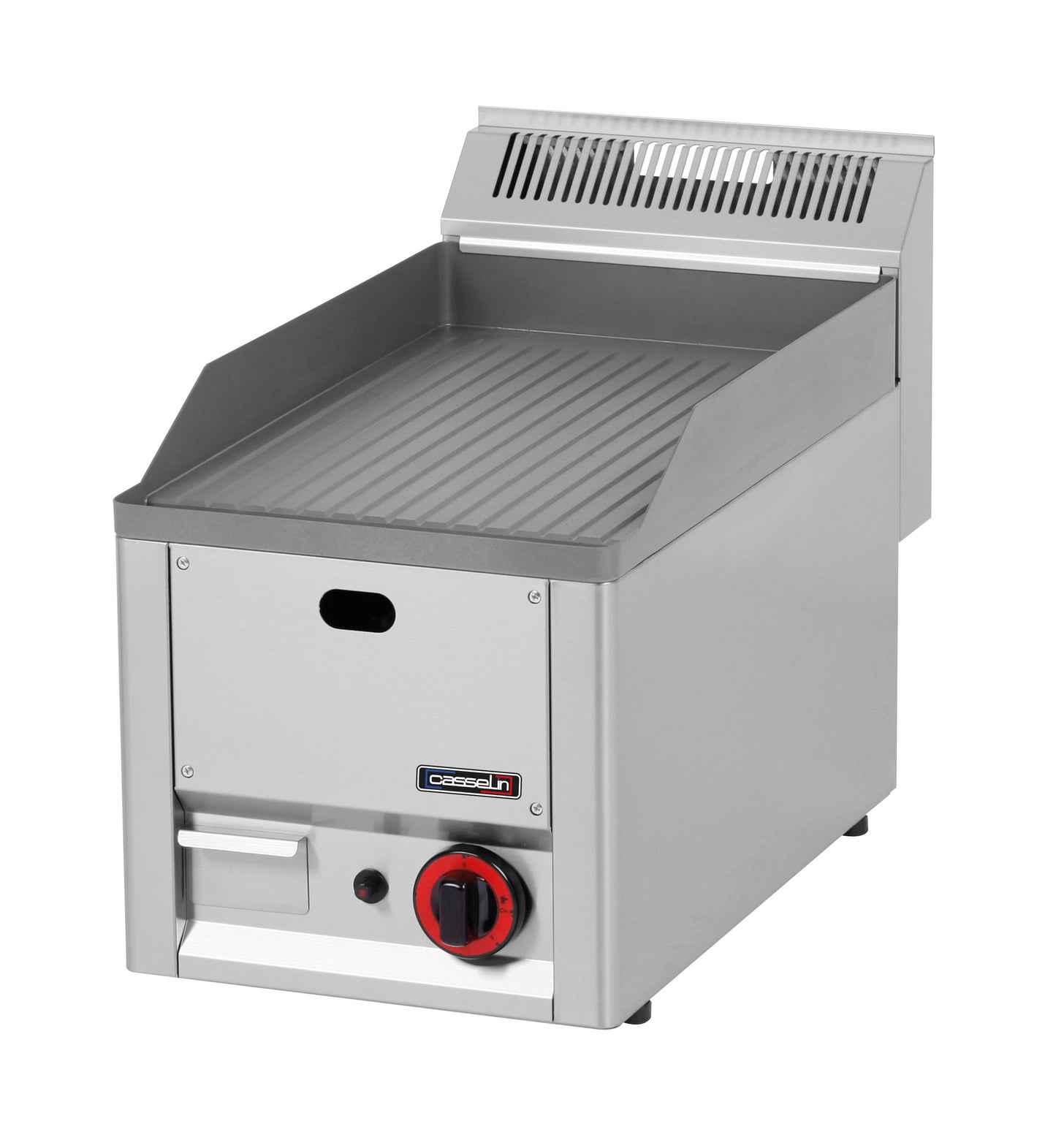 Gas griddle plate Grooved Cast iron 33 - C6PASFRG33