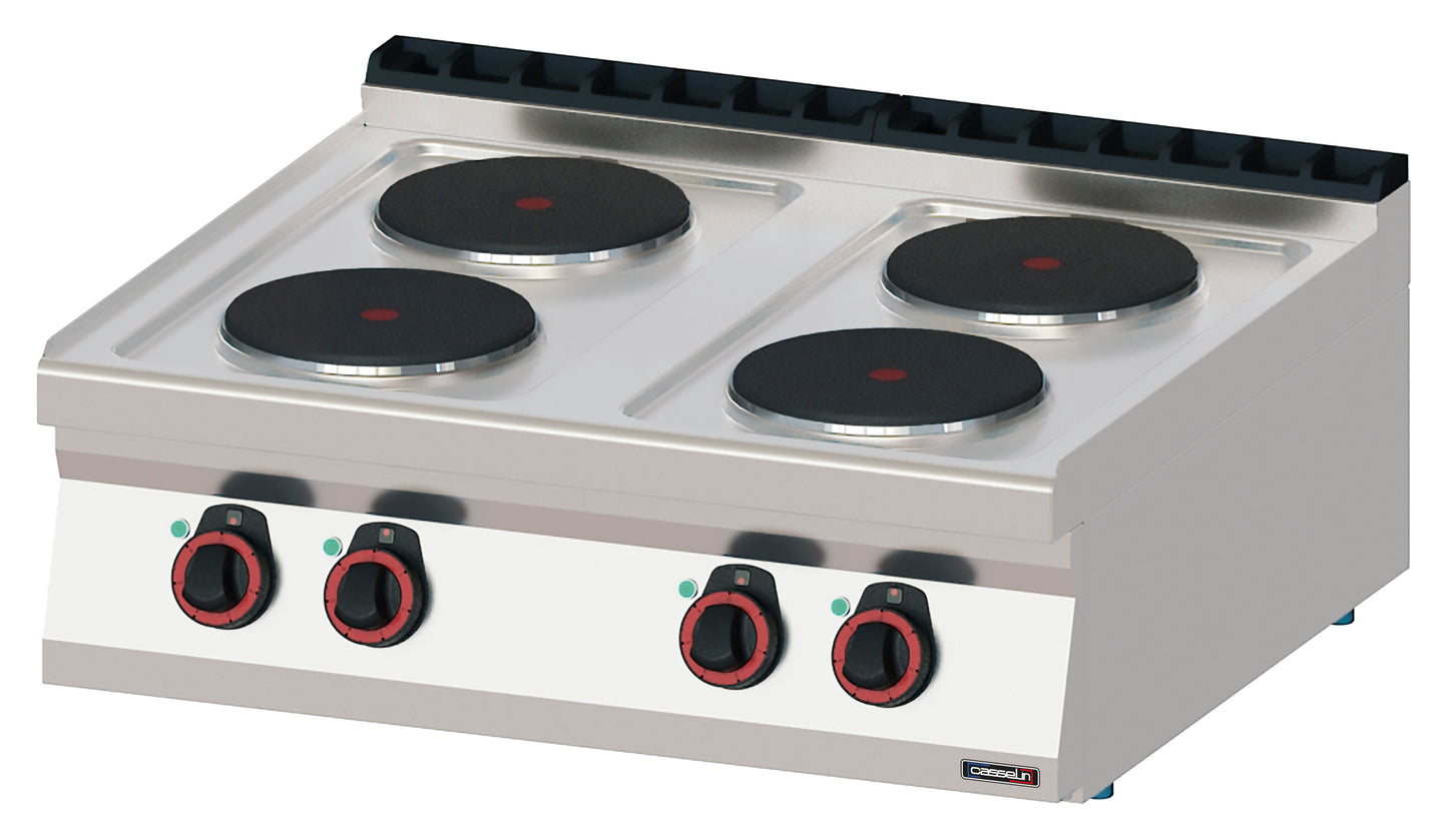 Electric table-top cooker 4 burners 80 - C7FOE4F80