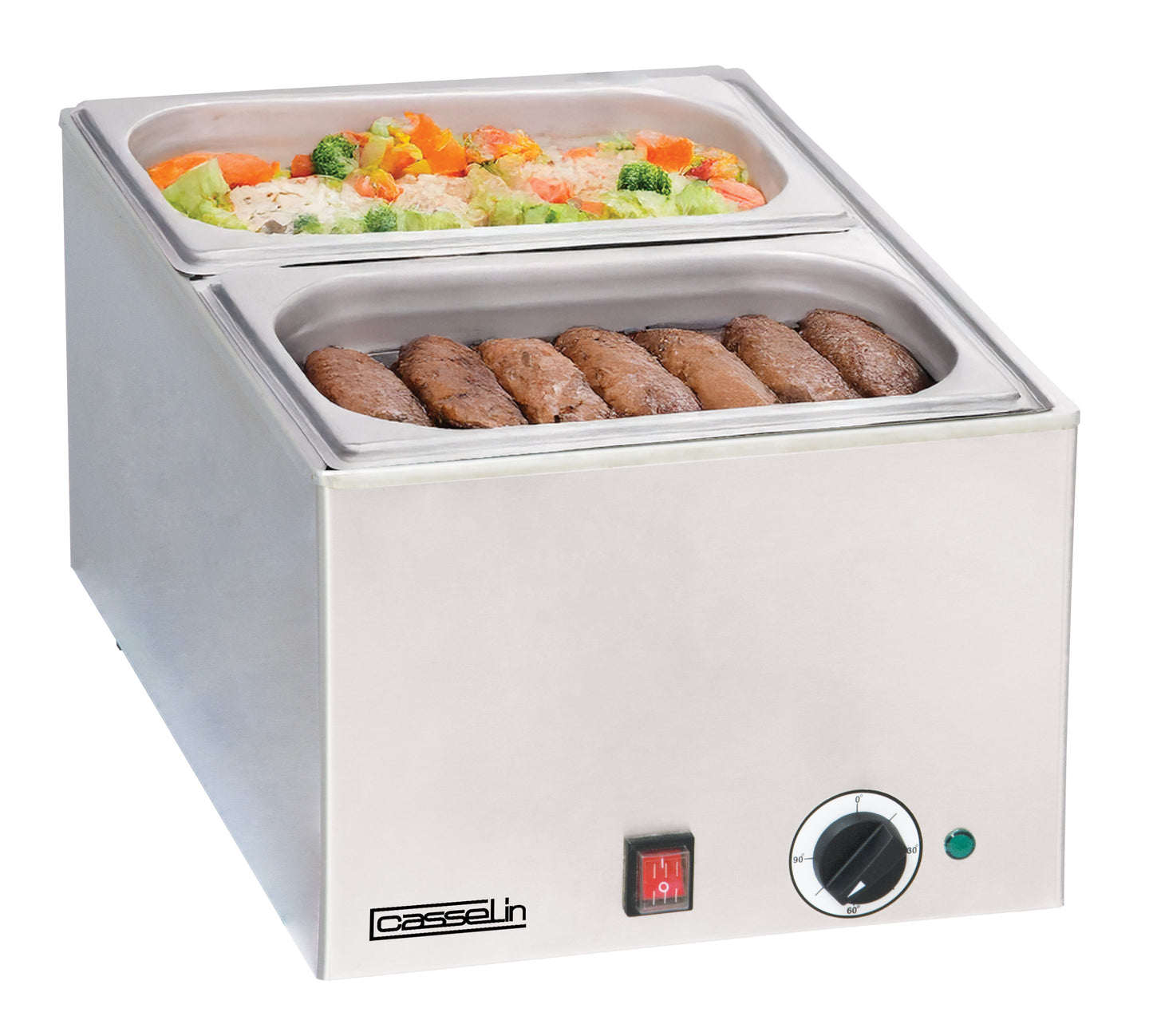 Bain-marie with 2 x GN 1/2 - CBM2