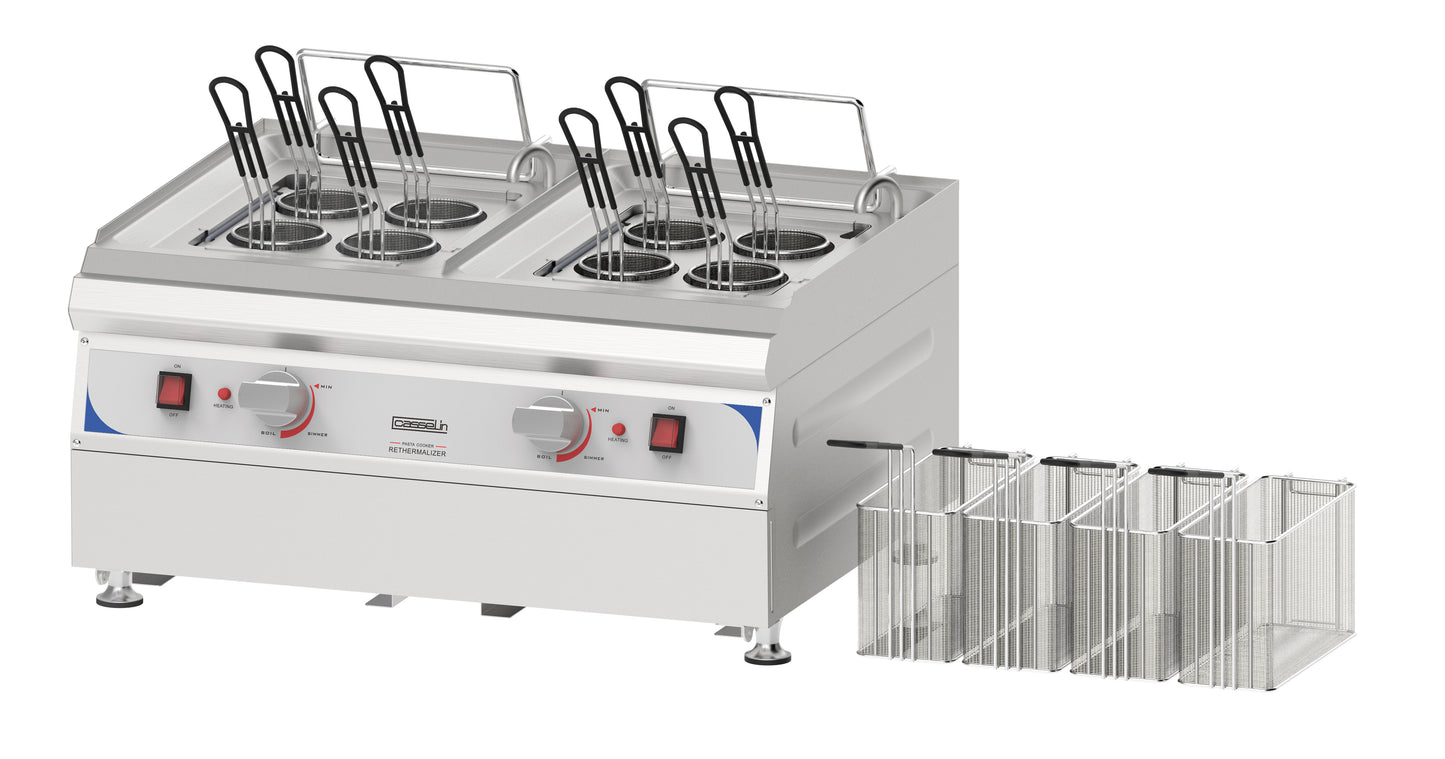 Pasta cooker 2 x 9 liters - CCAP92