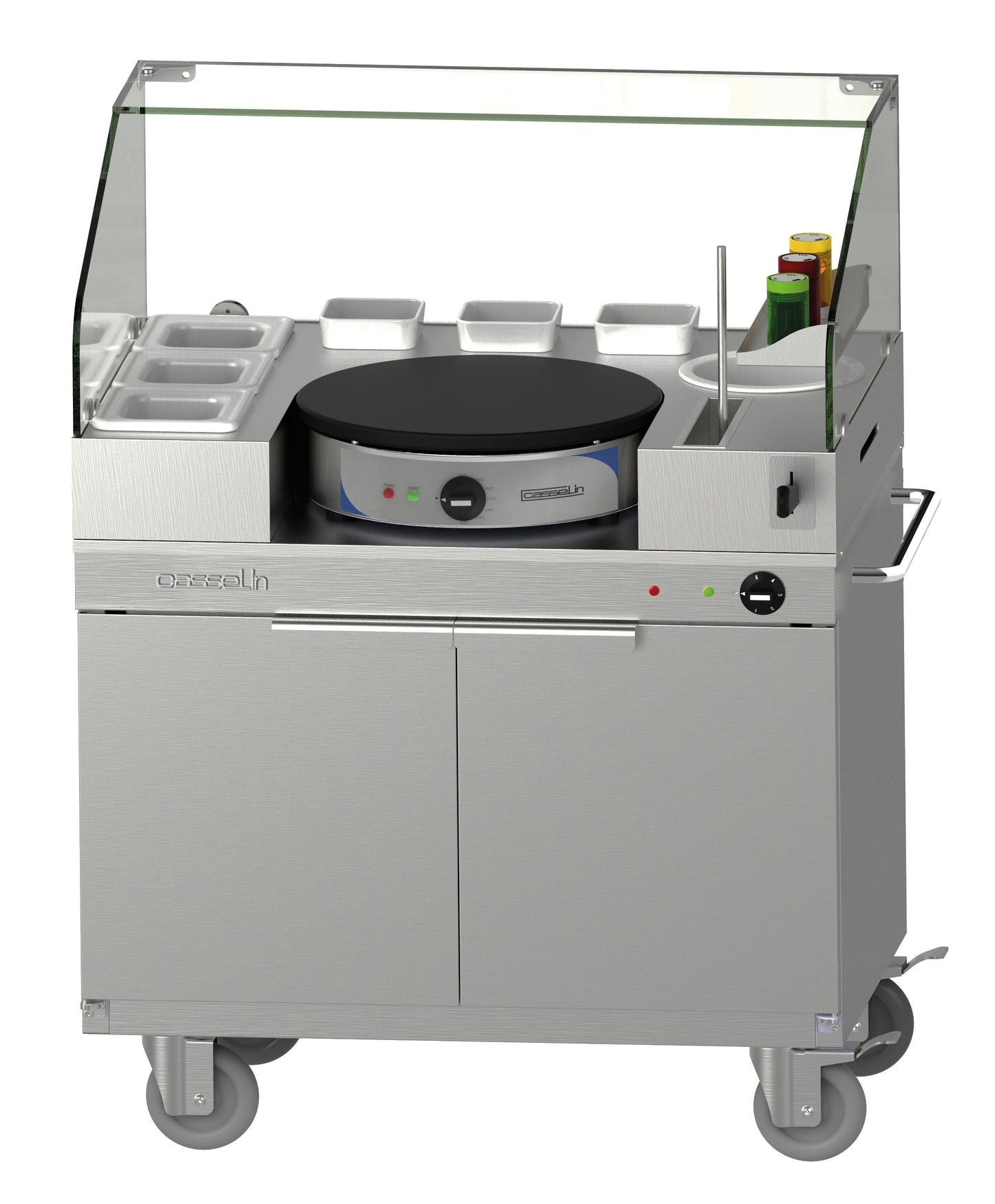 Electric crepe maker trolley 40 - removable - CCHCR40EA