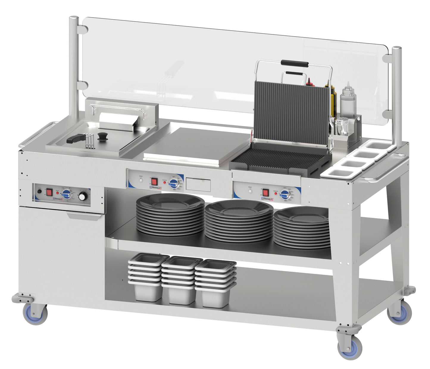 Multi-snack trolley - CCHMS