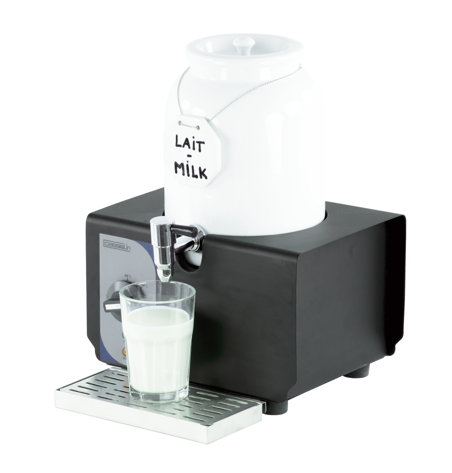 Porcelain hot milk dispenser 4 L - CDLPC4