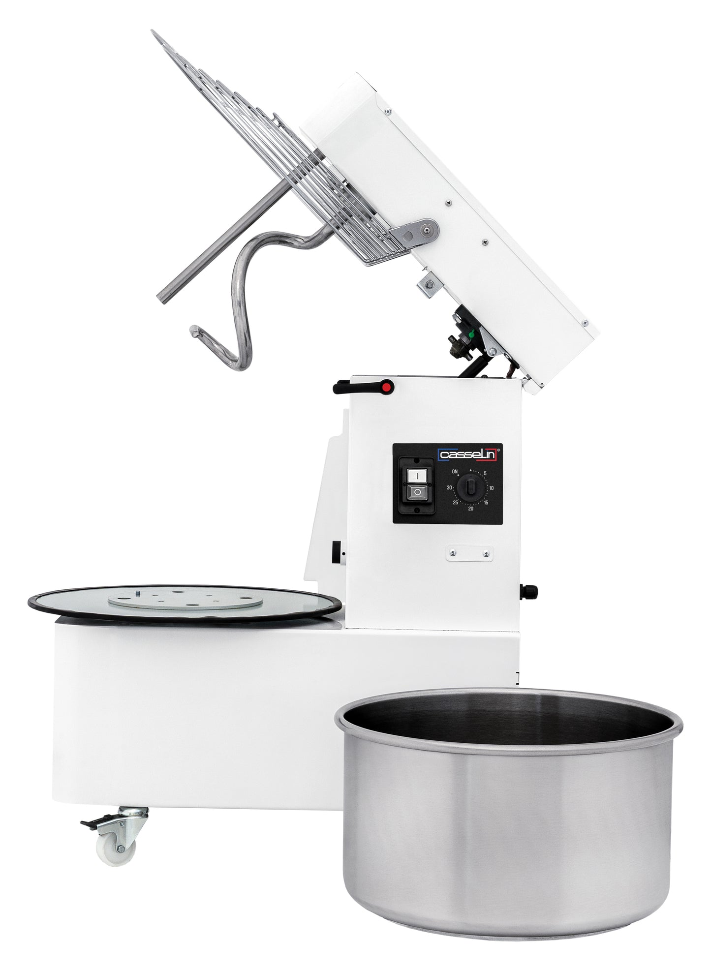 Spiral mixer with liftable head and removable bowl 2 speeds 17 kg - CPSTRCA2V17