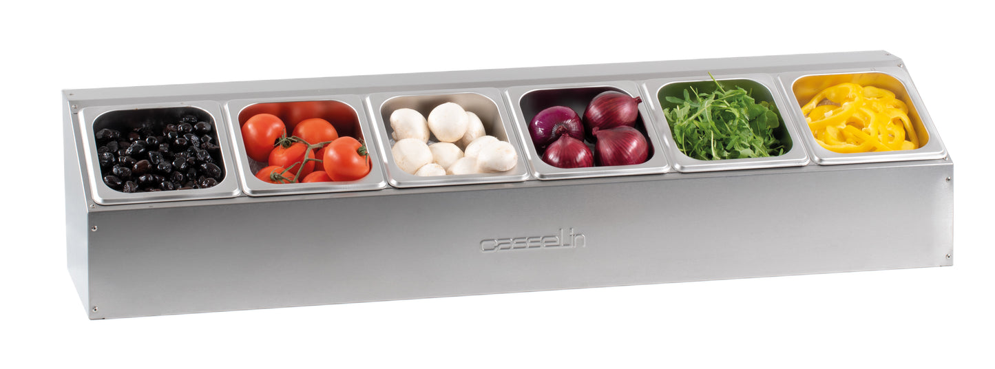 Table-top shelf for 6 containers GN1/6 - Simple - CSBG616