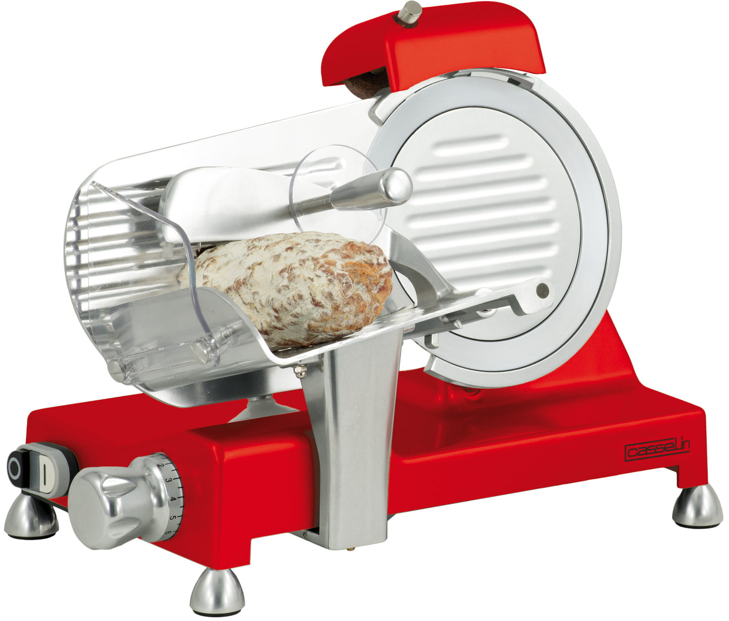 Meat slicer Ø 195 mm - Red - CTJ195BR