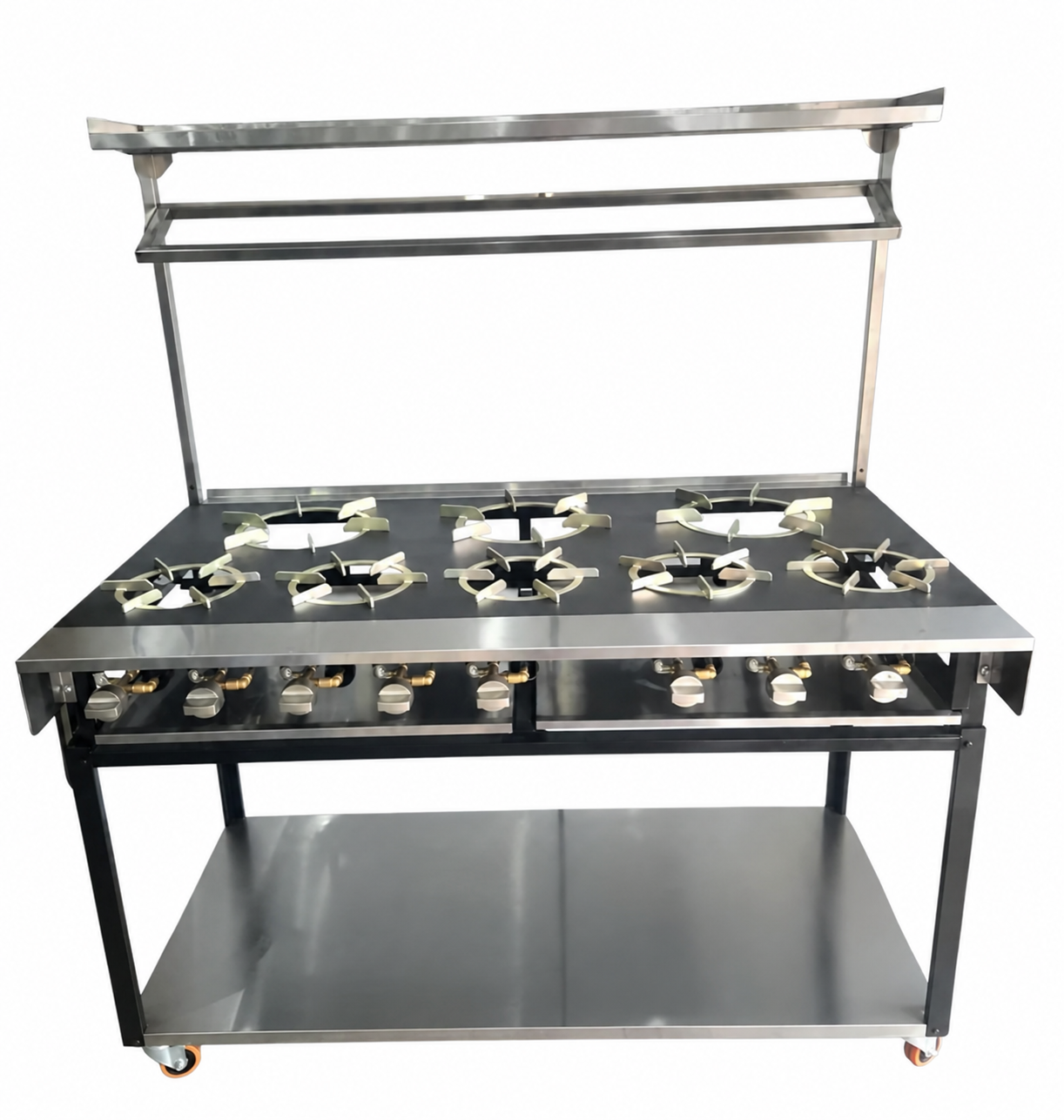RCR-5×3 – 8 Burner Rotoquip Commercial Indian Range Cooker