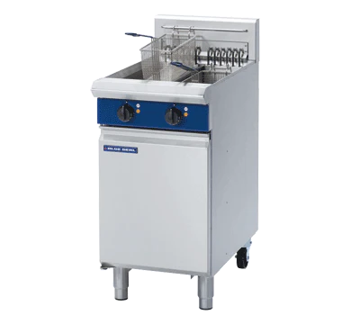 Blue Seal Free Standing Electric Twin Fryer 450mm E44