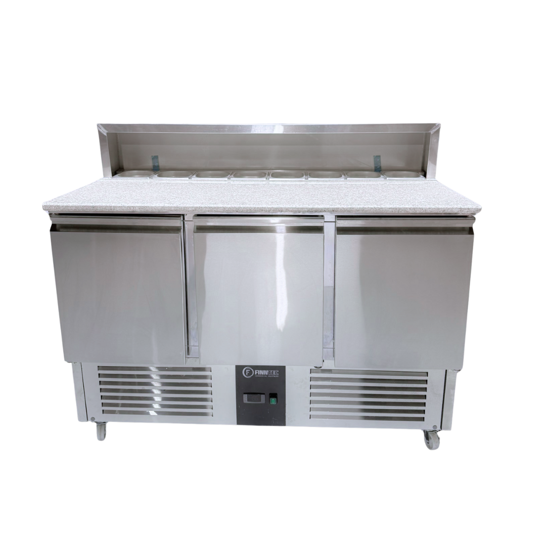 Refrigerated Pizza Saladette with 3 Doors - FT-THPS903