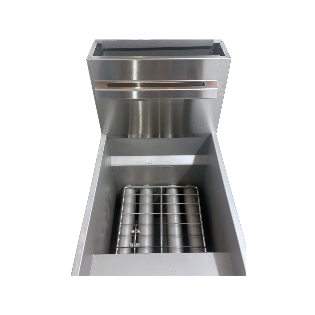 Finntec American Style 4 Burner High Output Gas Fryer SKU FT-FY120-LPG