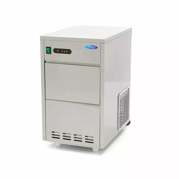 MAXIMA - Ice Machine - 24kgday - Bullet Cubes - Air Cooled - 9300122 All Stop Trading