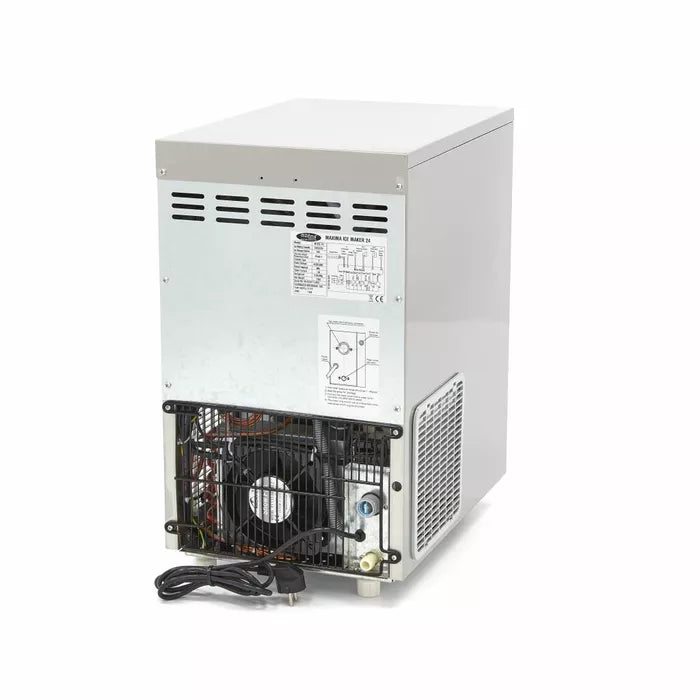 MAXIMA - Ice Machine - 24kgday - Bullet Cubes - Air Cooled - 9300122 All Stop Trading