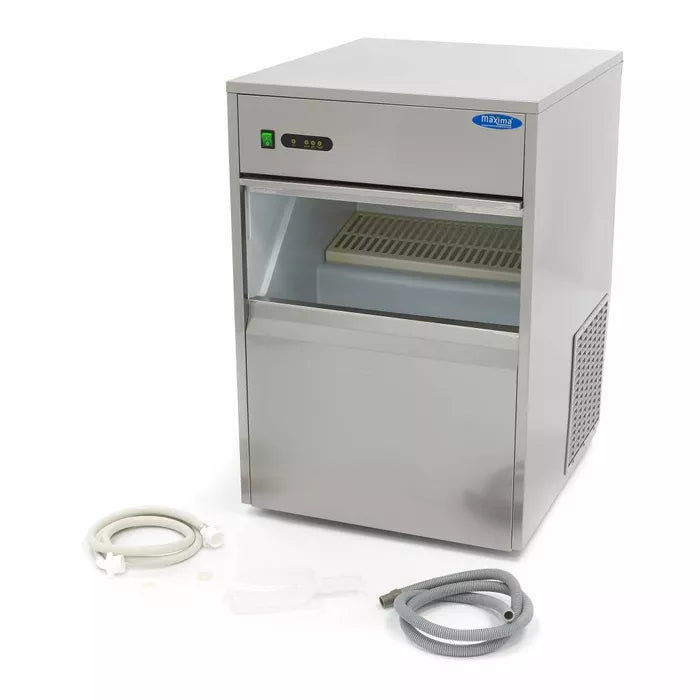 MAXIMA - Ice Machine - 28kgday - Bullet Cubes - Air Cooled - 9300126 All Stop Trading