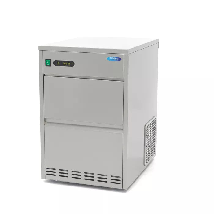 MAXIMA - Ice Machine - 45kgday - Bullet Cubes - Water Cooled - 9300127 All Stop Trading
