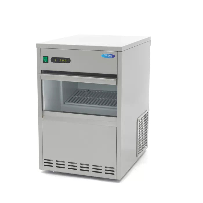 MAXIMA - Ice Machine - 45kgday - Bullet Cubes - Water Cooled - 9300127 All Stop Trading