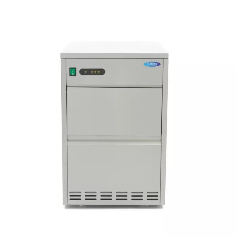 MAXIMA - Ice Machine - 45kgday - Bullet Cubes - Water Cooled - 9300127 All Stop Trading