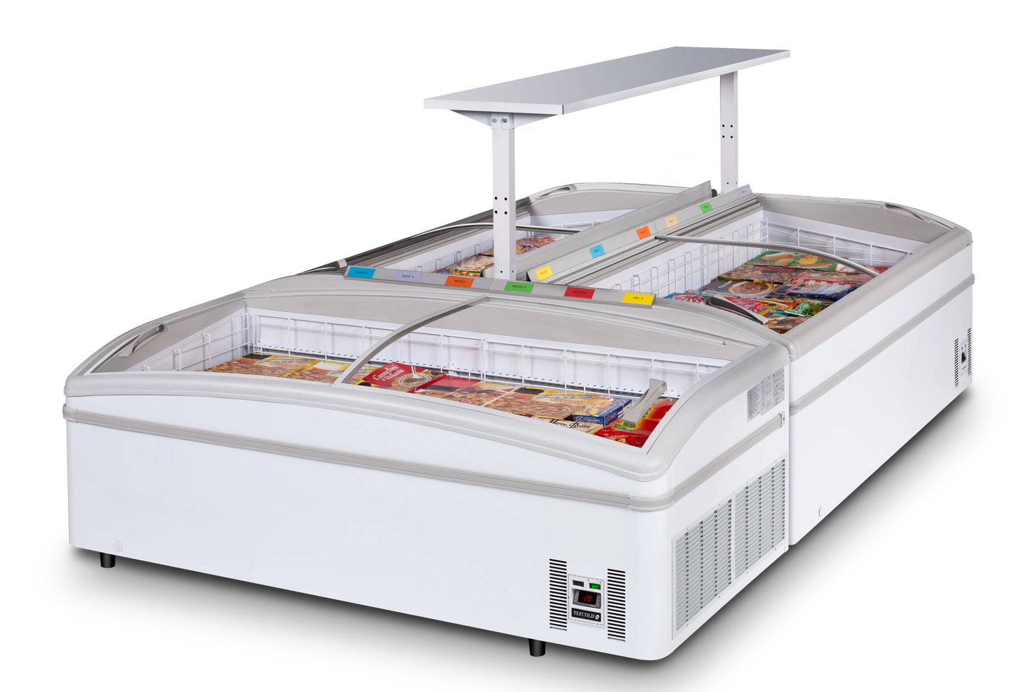 High Vision Supermarket Freezer Super 200De White