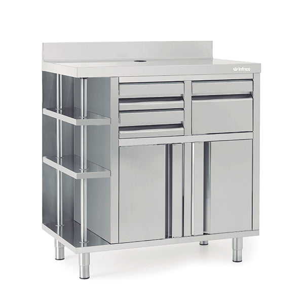 1000mm-wide-back-bar-coffee-storage-unit-with-left-shelves