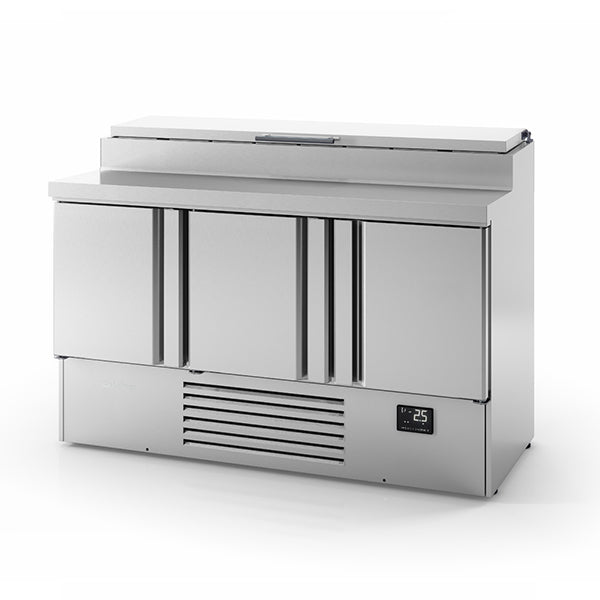 compact-triple-door-refrigerated-counter-with-raised-collar