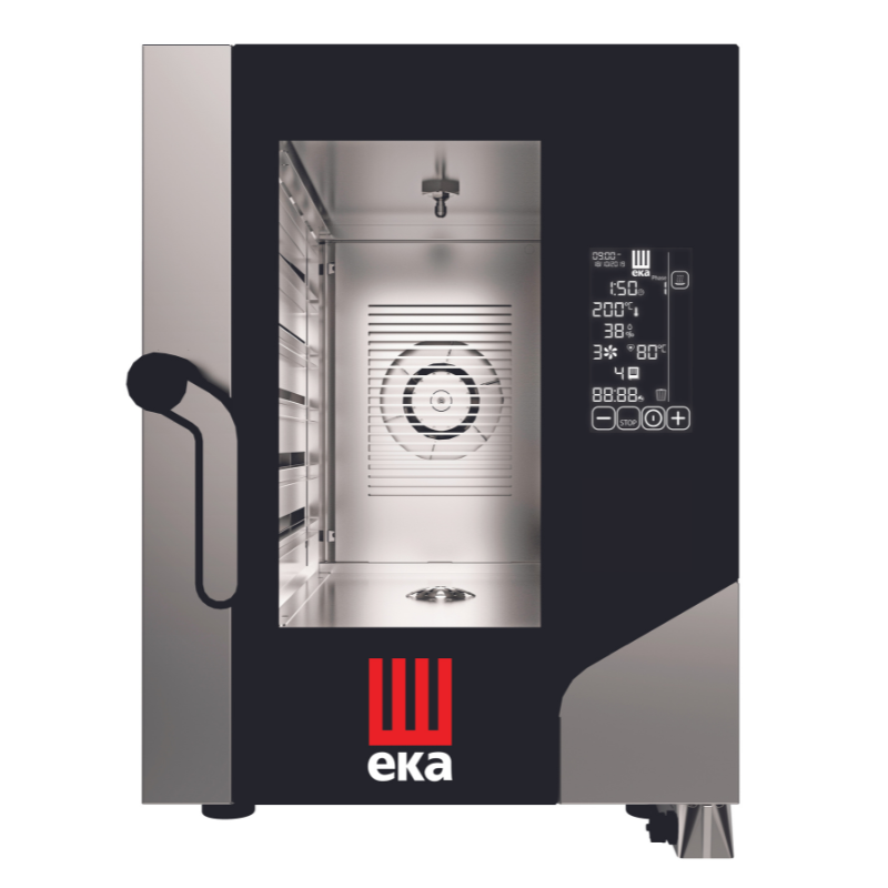 EKA - MKF 611 C BM - Electric COMPACT combi oven 6 trays 1/1 GN with a digital touch panel with BLACK MASK technology All Stop Trading