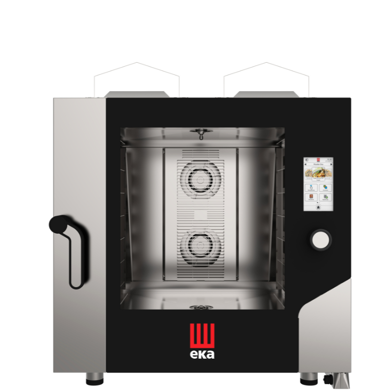 EKA - MKF 664 G TS - Gas combi oven 6 trays 600 x 400 mm with TOUCH SCREEN All Stop Trading