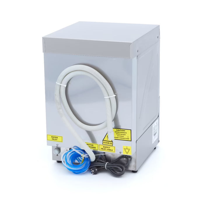 Maxima Glass Washer - 35 x 35cm - with Drain, Rinse Aid and Soap Pump - Digital Display - 230V - SKU 09211001 All Stop Trading