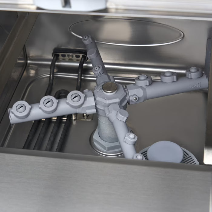 Maxima Glass Washer - 35 x 35cm - with Drain, Rinse Aid and Soap Pump - Digital Display - 230V - SKU 09211001 All Stop Trading