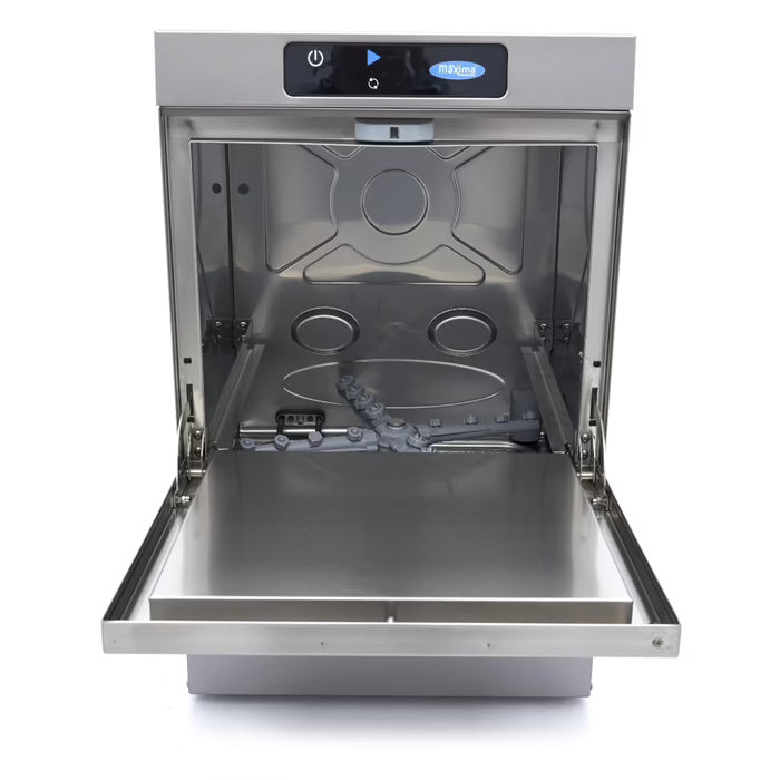Maxima Undercounter Dishwasher - 40 x 40cm - with Rinse Aid Pump - Digital Display - 230V - SKU 09211002 All Stop Trading