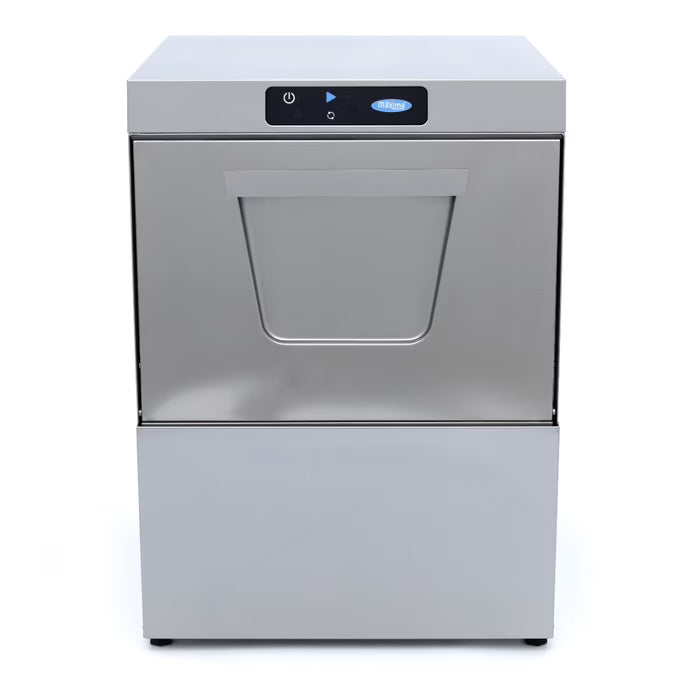 Maxima Undercounter Dishwasher - 50 x 50cm - with Rinse Aid Pump - Digital Display - 400V - SKU 09211005 All Stop Trading