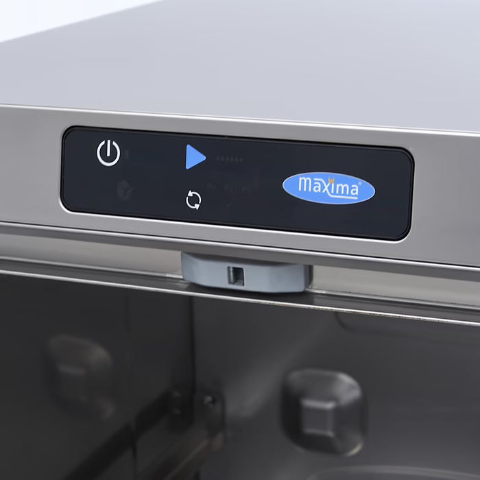 Maxima Undercounter Dishwasher - 50 x 50cm - with Rinse Aid Pump - Digital Display - 400V - SKU 09211005 All Stop Trading