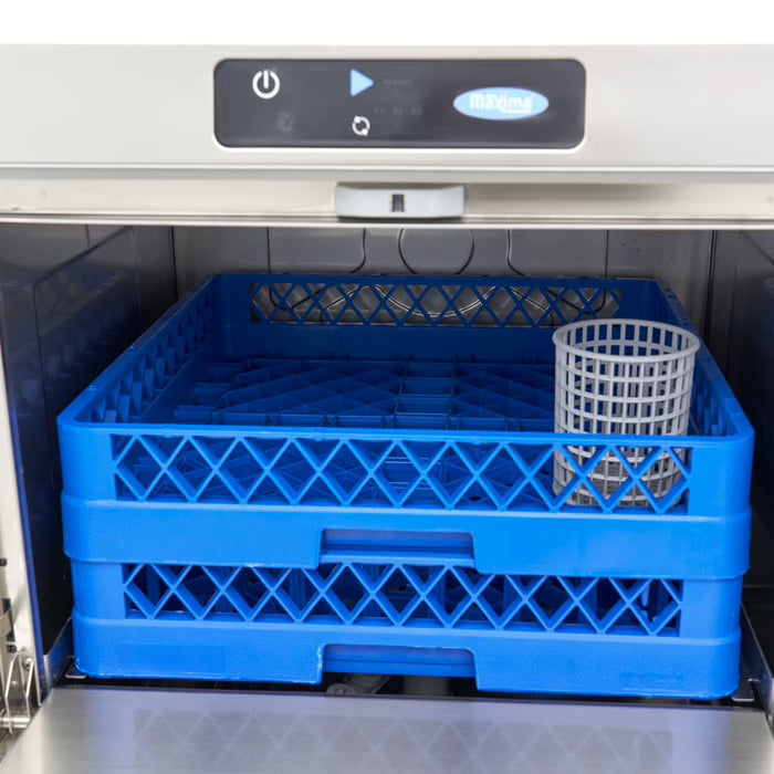 Maxima Undercounter Dishwasher - 50 x 50cm - with Drain, Rinse Aid and Soap Pump - Digital Display - 230V - SKU 09211006 All Stop Trading