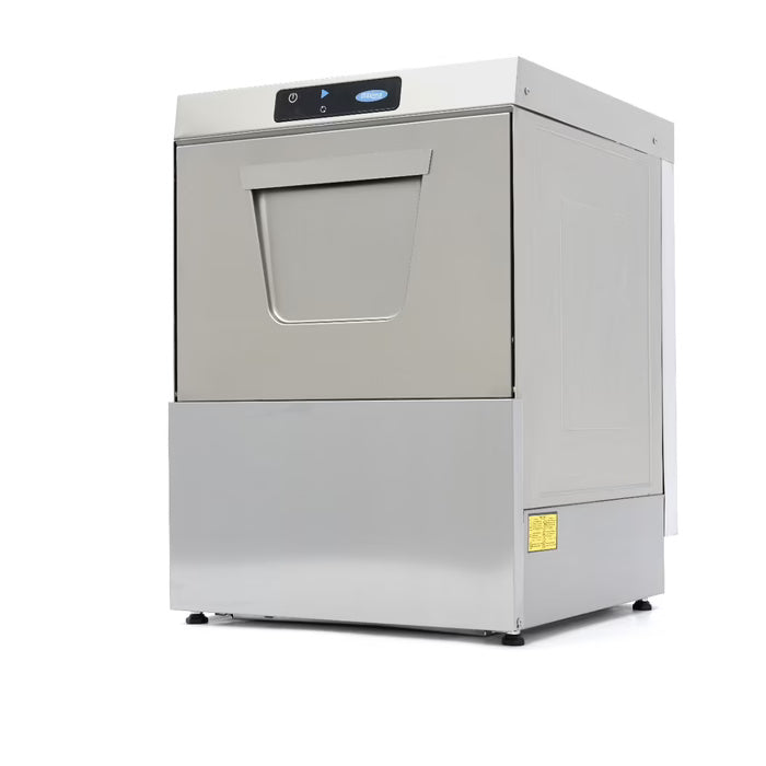 Maxima Undercounter Dishwasher - 50 x 50cm - with Drain, Rinse Aid and Soap Pump - Digital Display - 230V - SKU 09211006 All Stop Trading