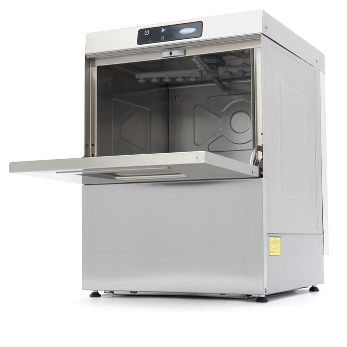Maxima Undercounter Dishwasher - 50 x 50cm - with Drain, Rinse Aid and Soap Pump - Digital Display - 230V - SKU 09211006 All Stop Trading