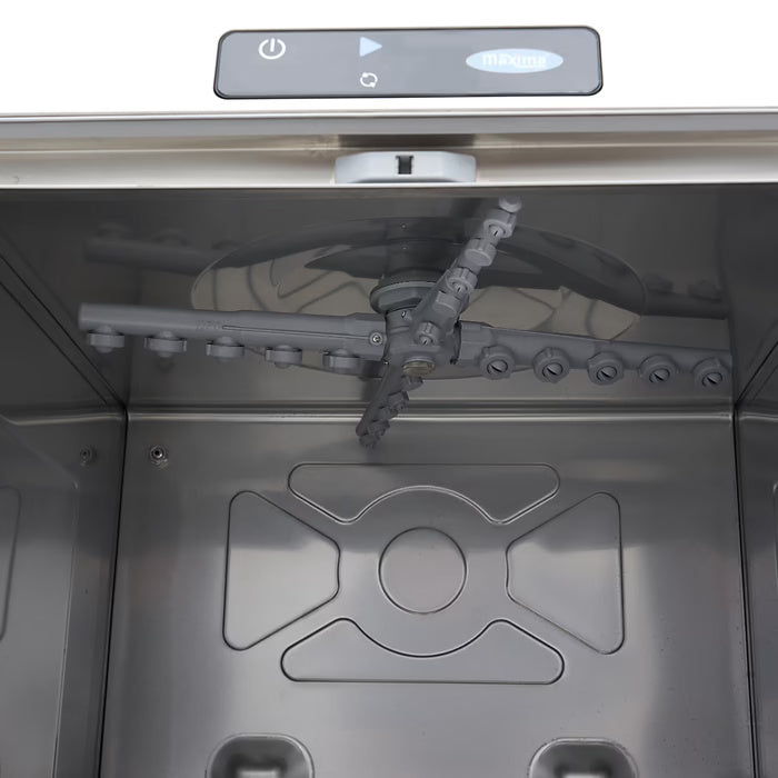Maxima Undercounter Dishwasher - 50 x 50cm - with Drain, Rinse Aid and Soap Pump - Digital Display - 230V - SKU 09211006 All Stop Trading