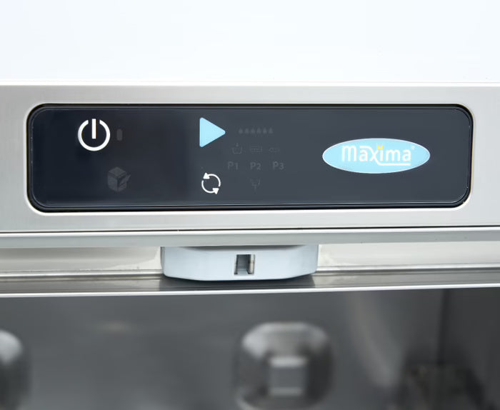 Maxima Undercounter Dishwasher - 50 x 50cm - with Drain, Rinse Aid and Soap Pump - Digital Display - 230V - SKU 09211006 All Stop Trading