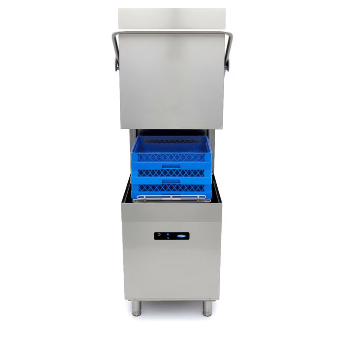 Maxima Pass Through Dishwasher - 50 x 50cm - With Rinse Aid and Soap Pumps - Digital Display - 400V - SKU 09211008 All Stop Trading