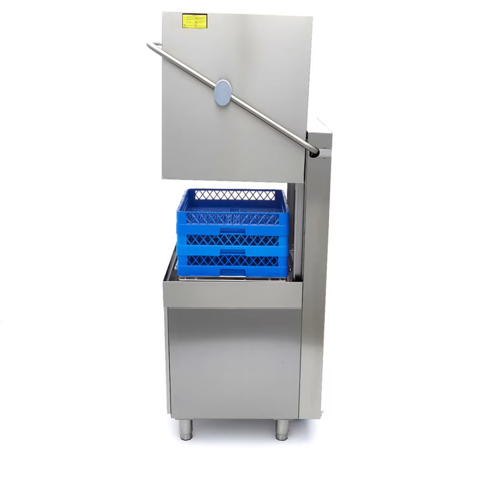 Maxima Pass Through Dishwasher - 50 x 50cm - With Rinse Aid and Soap Pumps - Digital Display - 400V - SKU 09211008 All Stop Trading