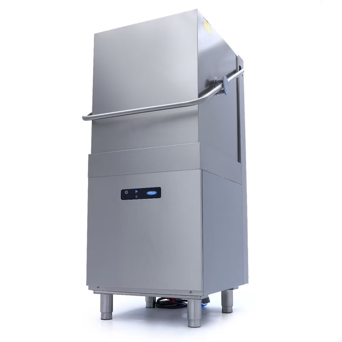 Maxima Pass Through Dishwasher - 50 x 50cm - With Rinse Aid and Soap Pumps - Digital Display - 400V - SKU 09211008 All Stop Trading