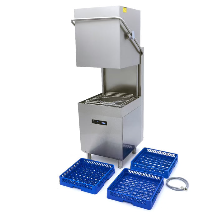 Maxima Pass Through Dishwasher - 50 x 50cm - With Rinse Aid and Soap Pumps - Digital Display - 400V - SKU 09211008 All Stop Trading