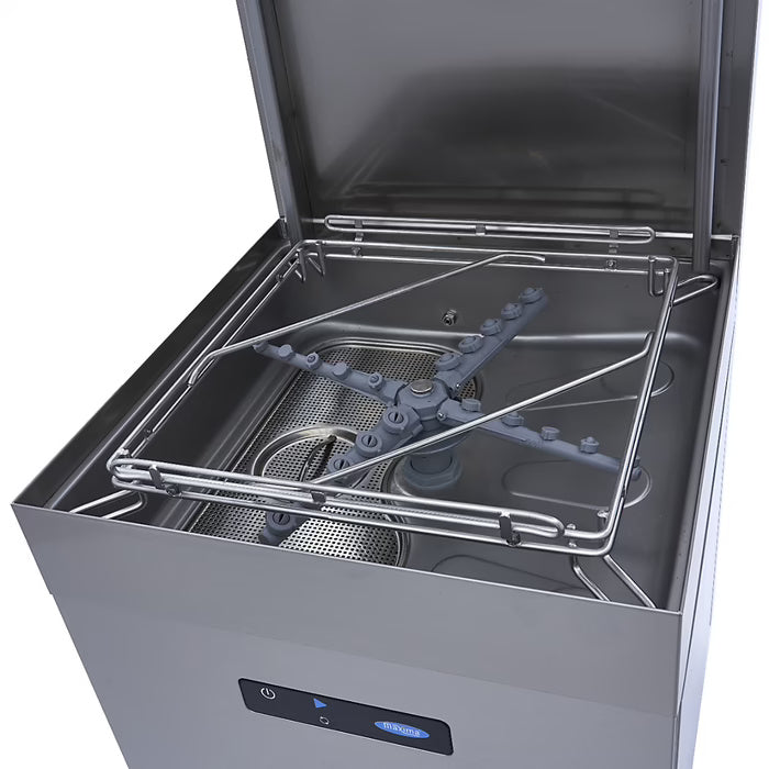 Maxima Pass Through Dishwasher - 50 x 50cm - With Rinse Aid and Soap Pumps - Digital Display - 400V - SKU 09211008 All Stop Trading