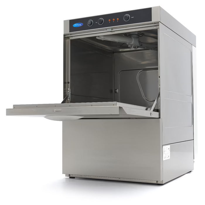 Maxima Undercounter Dishwasher - 40 x 40cm - with Drain, Rinse Aid and Soap Pumps - 230V - SKU 09240030 All Stop Trading
